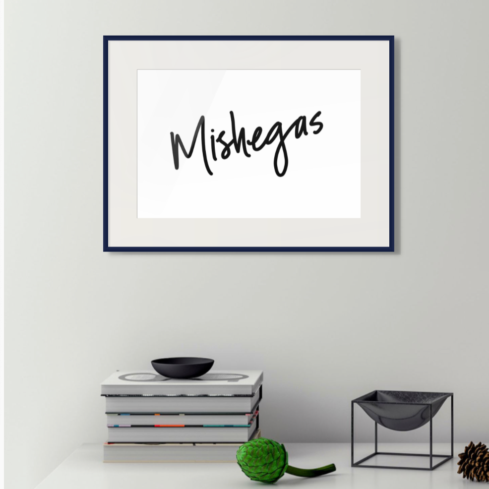 "Mishegas" 12 x 18 Letterpress Printed