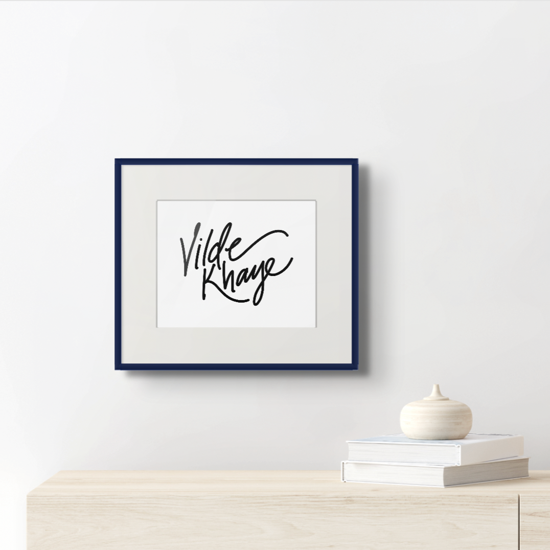 "Vilde Khaye" 8 x 10 Inkjet Printed