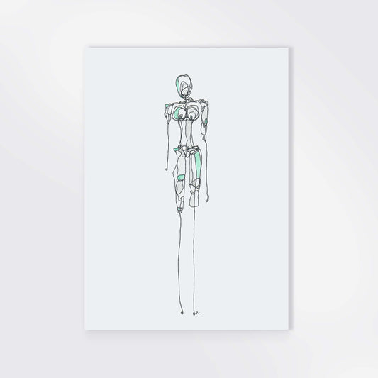 8x10 "WOMAN" PRINT